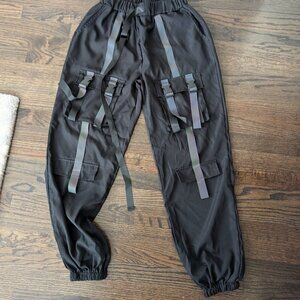 I Heart Raves Lighting Furry Rainbow Reflective Pants